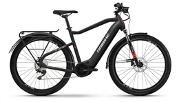 Winora Fahrräder Haibike Trekking 6 630Wh Yamaha Elektro Trekking Bike 2022 (27.5" Herren Diamant XL / 60cm, Matte Black / Red Reflex (Herren))
