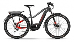 Winora Elektrofahrräder Haibike Trekking 9 625Wh Bosch Elektro Fahrrad 2022 (27.5" LowStandover L / 52cm, Anthracite / Red (LowStandover))