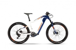 HAIBIKE Fahrräder Haibike Xduro AllTrail 5.0 Flyon 27.5'' Carbon Pedelec E-Bike MTB weiß / blau / orange 2019: Größe: M