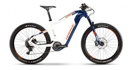 HAIBIKE Fahrräder HAIBIKE XDURO AllTrail 5.0 Flyon Elektro Bike 2020 (XS / 38cm, Blau / Weiß / Orange)