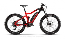 HAIBIKE Elektrofahrräder HAIBIKE Xduro FatSix 10.0 26'' Fatbike Pedelec E-Bike MTB rot / schwarz 2019: Größe: S