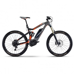 HAIBIKE Fahrräder HAIBIKE Xduro Nduro 8.0 27, 5" schwarz / titan / orange matt Rahmengröße 45 cm 2017 E-Fully
