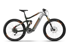 HAIBIKE Elektrofahrräder Haibike Xduro Nduro 8.0 Flyon 27.5'' Carbon Pedelec E-Bike MTB grün / silberfarben 2019: Größe: L