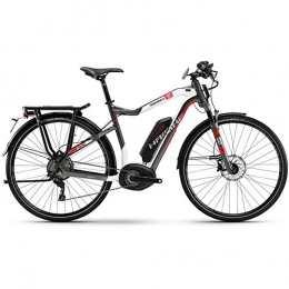 HAIBIKE Fahrräder Haibike XDURO Trekking S He 9.0 500Wh 11G. XT 28" BPI Gr M titan wei rot E-Bike