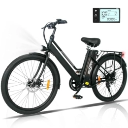 HFRYPShop Fahrräder HFRYPShop Elektrofahrrad E Bike für Herren Damen, 26 Zoll Trekking 250W Hinterradmotor | Li-Ion-Akku 36V / 14.4Ah | Reichweite 100km | Pedelec Bis 25 km / h, Pedelec E Citybike Model-BK8