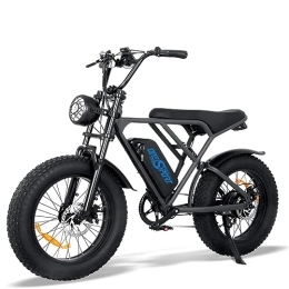 HFRYPShop Elektrofahrräder HFRYPShop Elektrofahrrad für Erwachsene 20 Zoll E Bike Mountainbike mit Samsung 48V / 15Ah Batterie | 90km | Hinterradmotor 250W, 65 N.m | Vollgefederter Rahmen, E Bike Herren E-Fatbike