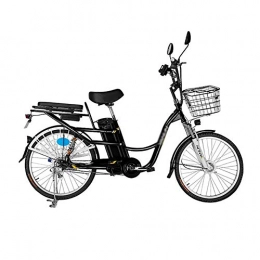 HHHKKK Elektrofahrräder HHHKKK E-Bike Mountainbike, 24-Zoll-Fracht 48V-Elektrofahrrad Elektrofahrrad aus Aluminiumlegierung Männer und Frauen mit mobiler Unterstützung für Erwachsene, Höchstgeschwindigkeit 30 km