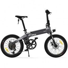 OLKJ Fahrräder HIMO C20 Elektrofahrrad für Erwachsene, E Fahrräder 10 Ah 250 W 20 Zoll mit Shimano 6 Speed 3 Fahrmodi Höchstgeschwindigkeit 25 km / h für Männer Frauen Stadt Pendeln (Grau)