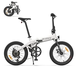 HIMO Elektrofahrräder HIMO Z20 MAX 20 Zoll E-Bike Klapprad für Erwachsene, Elektrofahrräder für Erwachsene, 250W Motor Herausnehmbarer 36V 10Ah Batterie, Pedelec mit Beleuchtung StVO Faltrad Cityrad, Weiß