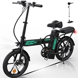 HITWAY Fahrräder HITWAY E-Bike Elektrofahrrad klapprad Stadtfahrräder 8.4h Batterie, elektrische Laufleistung kann 35-70 km erreichen, 250 W / 36 V / 8.4Ah Batterie, Max.