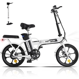 HITWAY Fahrräder HITWAY Elektrofahrrad E-Bike Faltbare Stadtfahrräder 8.4h Batterie, elektrische Laufleistung kann 35-70 km erreichen, 250 W / 36 V / 8.4Ah Batterie, Max.