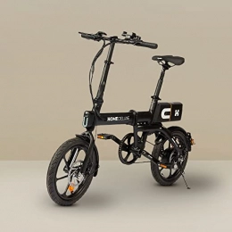 Home Deluxe - klappbares E-Bike Optimus - Farbe: schwarz - inkl. abnehmbare Batterie - Ladezustandsanzeige I Citybike Elektrofahrrad Klapprad Faltrad