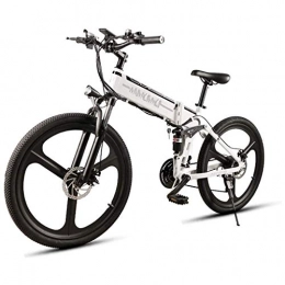 HOME-MJJ Fahrräder HOME-MJJ Elektro-Bike Mountain Bike 26 Zoll E-Bike E-Bike Klapprad 21 Umwerfer 350W 48V 10.4AH Herausnehmbare Batterie 25-35km / h