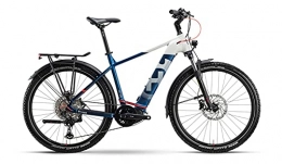 Husqvarna Elektrofahrräder Husqvarna Cross Tourer CT5 27.5'' Pedelec E-Bike Trekking / MTB Fahrrad weiß / blau 2021: Größe: 60 cm
