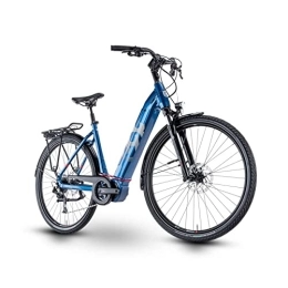 Husqvarna Elektrofahrräder Husqvarna Gran City GC3 Wave Unisex Pedelec E-Bike City Fahrrad blau 2022: Größe: 46 cm