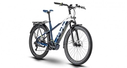 Husqvarna Fahrräder Husqvarna Gran Tourer GT6 Pedelec E-Bike Trekking Fahrrad blau / weiß 2020: Größe: 50 cm