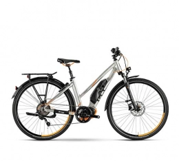 Husqvarna Elektrofahrräder Husqvarna Light Tourer LT LTD Damen Pedelec E-Bike Trekking Fahrrad grau / orange 2019: Größe: 52cm