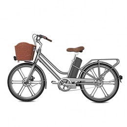 HWOEK Elektrofahrräder HWOEK E-Bike für Erwachsene, 24" Elektrofahrrad Rahmen aus Aluminiumlegierung 250W Stabile bürstenlosem Motor 10Ah 36V Lithium-Ionen-Akku mit LCD Bildschirm, Schwarz