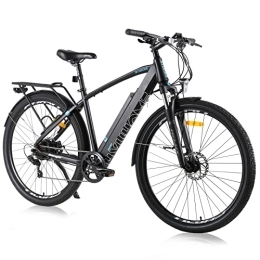 Hyuhome Elektrofahrräder Hyuhome Elektrofahrräder für Erwachsene und Herren, 28'' E-Bikes für Männer mit 36 V 12, 5 Ah abnehmbarem Akku und BAFANG Motor (820 m, schwarz)