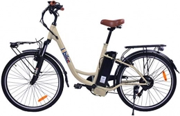 i-Bike Elektrofahrräder i-Bike, CITY EASY ITA99 Unisex Erwachsene, creme glänzend, 180 x 90 x 32 cm
