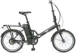 i-Bike Fahrräder i-Bike Unisex – Erwachsene Fold Flip Ita99 Klappbares Elektrofahrrad, Schwarz, Einheitsgröße