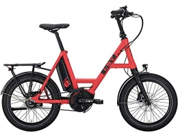 ISY Fahrräder i:SY Drive S8 ZR RT - E-Bike mit Zahnriemenantrieb und Rücktritt, Farbe:ferrarirot matt