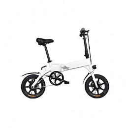 INOVIX Fahrräder INOVIX Elektrofaltbares Outdoor-Mountainbike, 3 Modi, 14-Zoll-Reifen mit 36 ​​V / 10, 4 AH Lithium-Ionen-Batterie (White-D1)