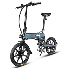 INOVIX Fahrräder INOVIX Für Erwachsene, 6 Geschwindigkeiten, Motor mit 250 W, 40, 6 cm (16 Zoll), Bereich 65 km, bis zu 25 km / h (Lieferzeit 7-10 Tage, Grau)
