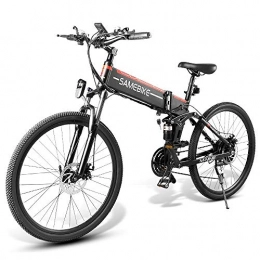 Irfora Fahrräder Irfora 26 Zoll zusammenklappbares Elektrofahrrad Power Assist Elektrofahrrad E-Bike Speichen Felgenroller Moped Bike 48V 500W Motor