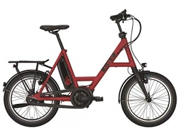 ISY Fahrräder ISY Drive S8 E-Bike 400WH 20" - Ferrari-Rot Matt - Modell 2019 Kompaktrad