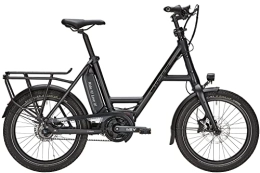 ISY Fahrräder ISY E5 ZR E-Bike mit Freilauf, Elektrofahrrad mit 20" Bereifung - Schwarz Matt (47cm, Pepper Black)