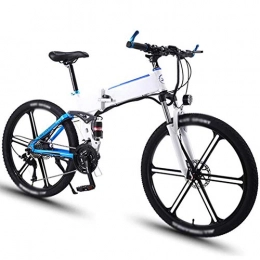 Jakroo Fahrräder Jakroo Rahmen aus Aluminiumlegierung Elektrisch Klappbar Mountainbike 36V8AH Elektrofahrrad für Erwachsene Doppelscheibenbremsen für Urban Commuter Outdoor
