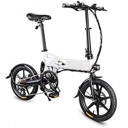 Jakroo Zusammenklappbares Elektrofahrrad Mountainbike, 16-Zoll-Rad Leichtes Design Elektrofahrrad Mit 250W Bürstenloser Motor und 36 V 7,8 Ah 6 Geschwindigkeit