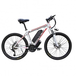 JASSXIN Fahrräder JASSXIN Electric Mountain Bike (48V 350W), E-Bike Mit Abnehmbarer Batterie 21 Drehzahländerung Bike, E-Bike 21 Speed ​​Gear DREI Arbeitsmodi, Rot