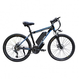 JASSXIN Elektrofahrräder JASSXIN Electric Mountain Bike Removable Großen Kapazitäts-Lithium-Ionen-Batterie, Elektro Mountainbike Elektrisches Fahrrad Mit Wechsel 48V Lithium-Ionen-Batterie 21 Speed ​​Shift, Blau