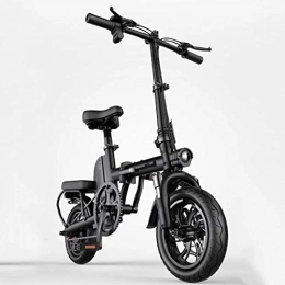 JBD Elektro-Bike Brushless Hub Motorroller, Adult Mobility Scooter, Lightweight Foldable, LED-Licht, 330lb Max Weight Capacity, Schwarz