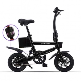 Jieer Elektrofahrräder Jieer Mini Elektrofahrräder, E-Bike Herren 240w Faltbare Elektrofahrräder für Erwachsene 36v 7.8Ah Damen Ebike Scheibenbremsen Elektrofahrräder-schwarz