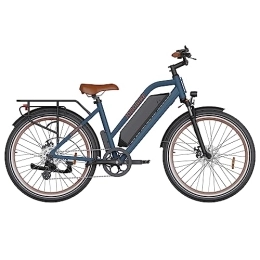 JOBO Fahrräder JOBO E-Bike Elektrofahrrad 26'' Trekkingrad E-Cityrad mit 36V 18, 2Ah Lithium-Akku für Lange Reichweite bis 100KM, 250W Motor (Commuter)