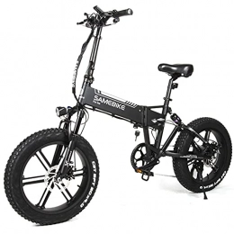 Kasivouk Fahrräder KASIVOUK Elektrofahrräder 20"Aluminiumlegierung vollgefederter Faltbarer Bergrahmen 7S Magnesiumlegierungsfelge 48V 10AH 500W  |Geschwindigkeit: 25km / h (Schwarz)