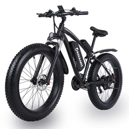 KELKART Fat Tire Elektrofahrrad, 26x4.0 Zoll Mountainbike mit 48V 17AH abnehmbarem Li-Ion Akku und 21 Gang Schaltung für Erwachsene