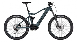 Kellys Fahrräder Kellys Theos i50 Shimano Steps Fullsuspension Elektro Mountain Bike 2021 (M / 42cm, Dark)
