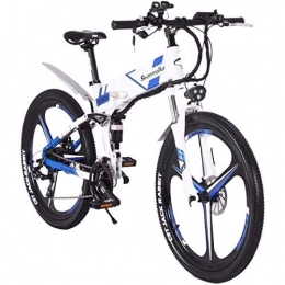 KFMJF Elektrofahrräder KFMJF 500 watt / 350 watt Elektrische Mountainbike 12, 8ah ebike Klapp MTB Fahrrad Shimano 21 geschwindigkeiten Zwei batterien