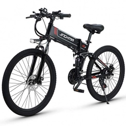 KFMJF Fahrräder KFMJF R3 Klappbares Elektrofahrrad 500w 48v 10.4ah 26" LCD-Display für E-Bike mit Geschwindigkeit Stufe 5 Stufen