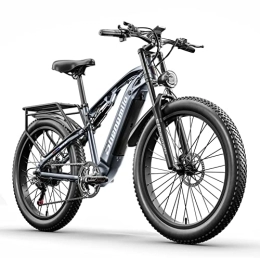 Kinsella Elektrofahrräder Kinsella Elektrofahrrad MX05, E-Bike mit breitem Reifen für Erwachsene, E-Bike mit 3 Fahrmodi, langer Akku, 48 V, 15 Ah, abnehmbarer Akku, hydraulische Scheibenbremse