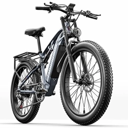 Kinsella Fahrräder Kinsella MX05 Fat Tire Elektrofahrrad für Erwachsene, 15 Ah, LG-Akku (1 Batterie)