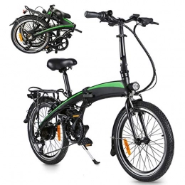 CM67 Fahrräder Klapprad Adult Ebike Elektrischer Stadtfahrrad-LCD-Bildschirm Reines Faltrad mit 7-Gang-Getriebe Geeignet für Jugendliche und Erwachsene