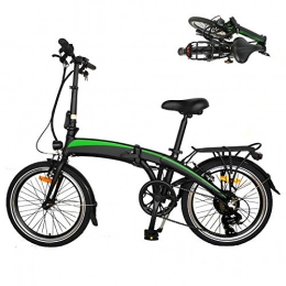 CM67 Fahrräder Klapprad Citybike 350W Elektrofaltbares Elektrofahrrad Klappfahrrad mit austauschbarer Batterie Geeignet für Erwachsene Männer und Frauen