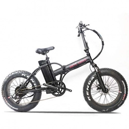 Knewss Fahrräder Knewss 20-Zoll-Elektrofahrrad Fettreifen Snowbike 500-W-Hochgeschwindigkeitsmotor 48-V-Lithium-Ionen-Batterie 4, 0-Reifen-Falt-Elektro-Mountainbike-500 W 48V13AH