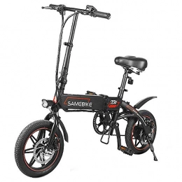 Knewss Fahrräder Knewss Smart Faltrad Moped Elektrofahrrad Elektrofahrrad 250W Motor 8Ah Batterie Maximale Geschwindigkeit 30 km / h Maximale Belastung 100 kg-schwarz