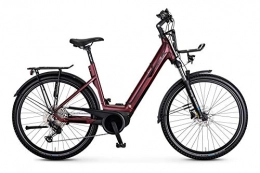 Kreidler Fahrräder Kreidler Vitality Eco 10 Cross Shimano Deore 12-G Bosch Elektro Fahrrad 2021 (27.5" Wave 50cm, Rot Matt)